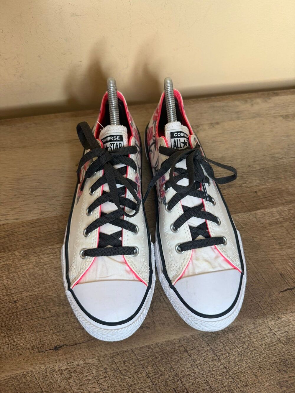 Converse Chuck Taylor All Star OX Shoes Sneakers size 6 youth floral - Picture 5 of 9